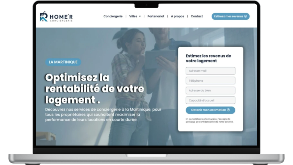 Site Conciergerie macom.immo