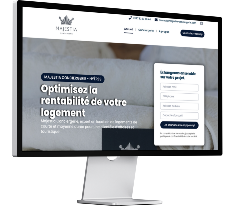 Site conciergerie macom.immo