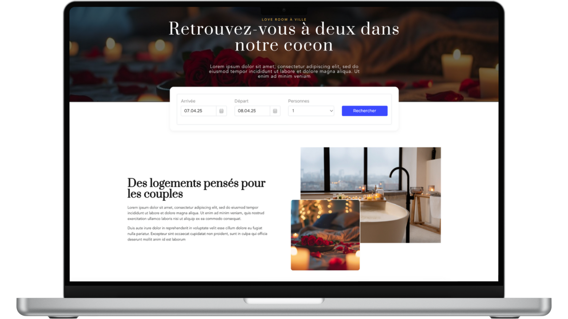 Site Love Room macom.immo
