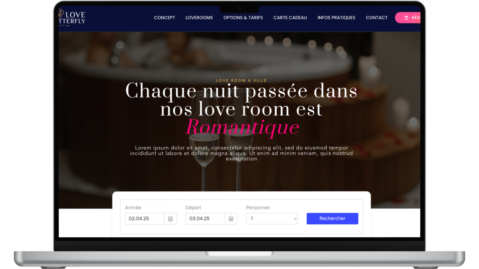 Site Love Room macom.immo