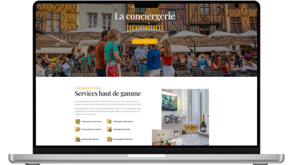 Site conciergerie macom.immo